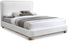 Nolita Linen Textured Upholstered Bed — Queen / Cream