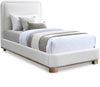 Nolita Linen Textured Upholstered Bed — Twin / Cream