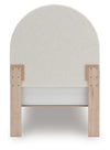 Arloster Twin Upholstered Panel Bed