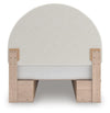 Arloster Full Upholstered Panel Bed with Storage - Tan/White (PCB1566B7)