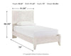 Paxberry Twin Panel Bed