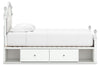 Kozlani Twin Upholstered Panel Bed with Storage