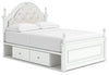 Kozlani Full Upholstered Panel Bed with Storage