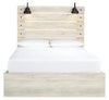 Cambeck Queen Panel Bed with 2 Storage Drawers - Whitewash (B192B17)