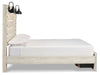 Cambeck Queen Panel Bed with 2 Storage Drawers - Whitewash