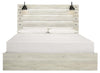 Cambeck King Panel Bed with 4 Storage Drawers