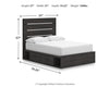 Hollivern Full Panel Storage Bed