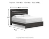 Hollivern King Panel Bed