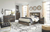Drystan Queen Bookcase Bed with 2 Storage Drawers - Multi (B211B17)
