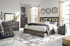 Drystan King Bookcase Bed with 2 Storage Drawers - Multi