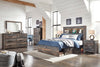 Drystan Full Bookcase Bed with 2 Storage Drawers - Multi