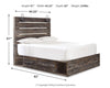 Drystan Queen Panel Bed with 2 Storage Drawers - Multi (B211B10)