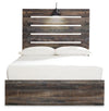 Drystan Full Panel Bed with 2 Storage Drawers - Multi