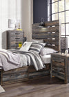 Drystan Full Panel Bed with 2 Storage Drawers - Multi