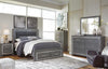 Lodanna Queen Panel Bed with 2 Storage Drawers - Gray