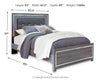 Lodanna Queen Panel Bed - Gray (B214B2)
