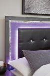 Lodanna King Panel Bed - Gray