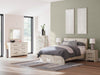 Lawroy Queen Panel Storage Bed - Light Natural