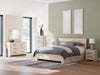 Lawroy King Panel Bed with Storage - Light Natural (B2310B13)
