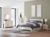 Lawroy King Panel Bed with Storage - Light Natural