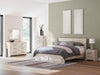 Lawroy King Panel Storage Bed - Light Natural
