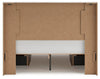 Lawroy Queen Panel Bed with Storage - Light Natural