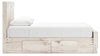 Lawroy Queen Panel Bed with Storage - Light Natural (B2310B6)