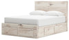 Lawroy Queen Panel Storage Bed - Light Natural (B2310B9)