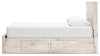 Lawroy Queen Panel Storage Bed - Light Natural (B2310B9)