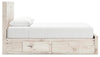 Lawroy Queen Panel Storage Bed - Light Natural (B2310B9)