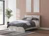 Lawroy Queen Panel Storage Bed - Light Natural