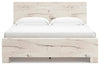 Lawroy King Panel Bed with Storage - Light Natural (B2310B13)