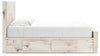 Lawroy King Panel Bed with Storage - Light Natural (B2310B13)