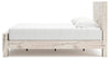 Lawroy King Panel Bed with Storage - Light Natural