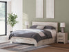 Lawroy King Panel Bed with Storage - Light Natural