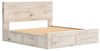 Lawroy King Panel Storage Bed - Light Natural (B2310B14)