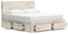Lawroy King Panel Storage Bed - Light Natural (B2310B14)