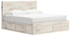 Lawroy King Panel Storage Bed - Light Natural (B2310B14)