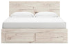 Lawroy King Panel Storage Bed - Light Natural (B2310B14)
