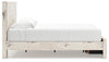 Lawroy King Panel Storage Bed - Light Natural