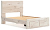 Lawroy Full Panel Storage Bed - Light Natural