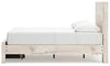 Lawroy Full Panel Storage Bed - Light Natural