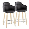 Boyne 24" Fixed-Height Counter Stool - Set of 2