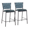 Braided Tania Counter Stool - Set of 2