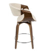 Curvini 24" Fixed-Height Counter Stool - Set of 2