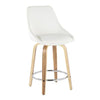 Diana 24" Fixed-Height Counter Stool - Set of  2