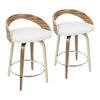 Grotto 24" Fixed-Height Counter Stool - Set of 2