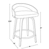 Grotto 24" Fixed-Height Counter Stool - Set of 2