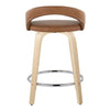 Grotto Upholstered 24" Fixed-Height Counter Stool - Set of 2