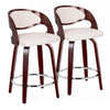 Pino 24" Fixed-Height Barstool - Set of 2